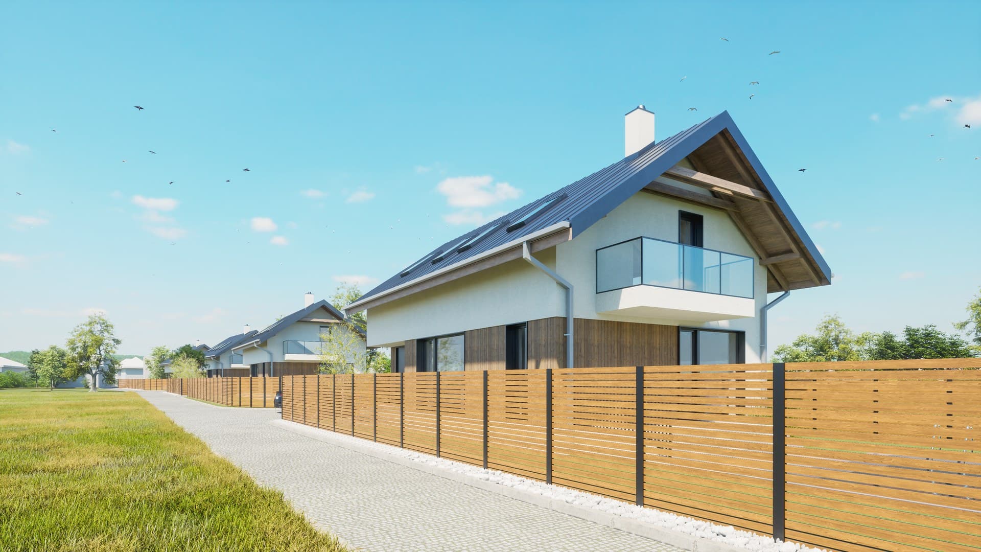 IBV Vajkovce — Vizualizácie rodinných domov 1