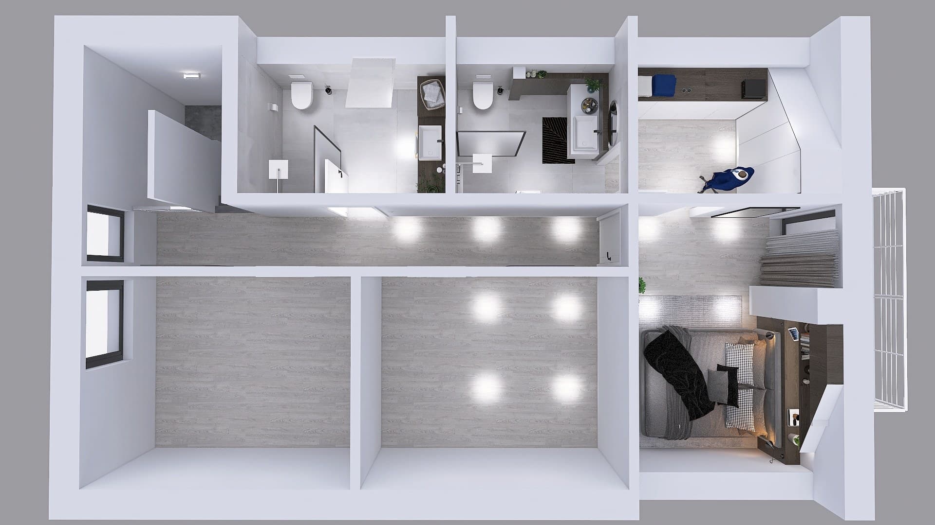 IBV Vajkovce — 3D pôdorysy 2